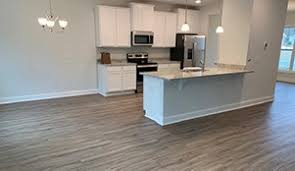 LVT flooring in kitchen remodel