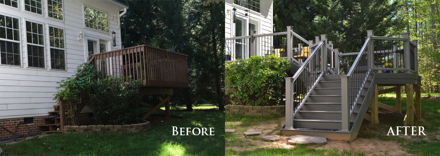 Deck before and after St. Louis